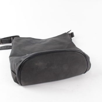 Dámská pytlová kabelka přes rameno černá