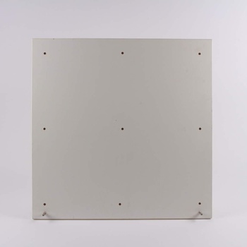 Dřevěná polička bílá 70x70x23 cm