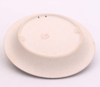 Zdobené keramické talíře sada 3 ks