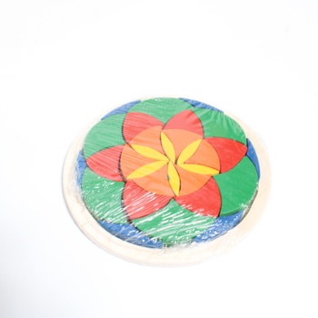 Dřevěná skládačka Ceeda Cavity Kruh květina
