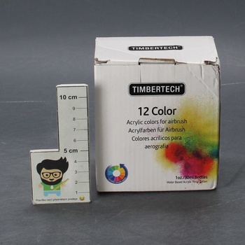 Akrylové barvy Airbrush 12x30ml Timbertech