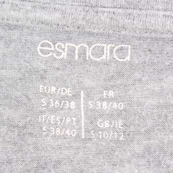 Dámské tričko Esmara odstín šedé 