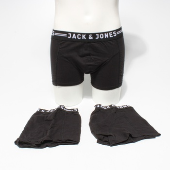 Pánské boxerky Jack & Jones vel. M 3ks černé