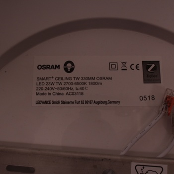 Kruhové LED světlo Osram SMART+CEILING 330MM
