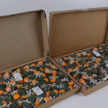 Dekorativní plastové pomeranče 4 balení