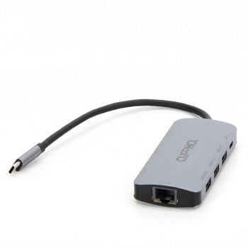 USB C Hub Yohoolyo ‎IT-8in1, šedý