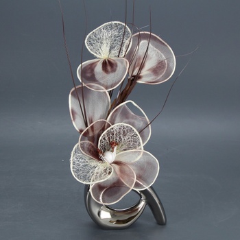 Dekorace na stůl květina s vázou