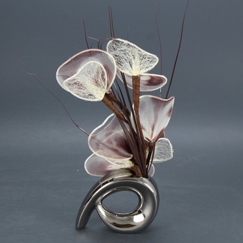 Dekorace na stůl květina s vázou