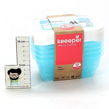 Plastové dózy značky Keeeper 5 ks