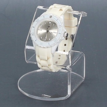 Dámské hodinky silikonové bílé