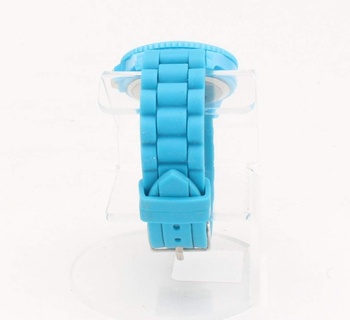 Dámské hodinky silikonové, modré