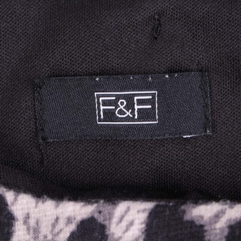 Dámské šaty F&F černobílé tygrované