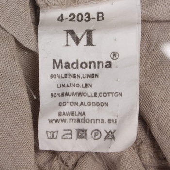 Dámské krátké šaty Madonna odstín béžové