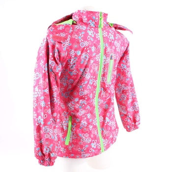 Dívčí bunda XU Wear růžová s kytičkami