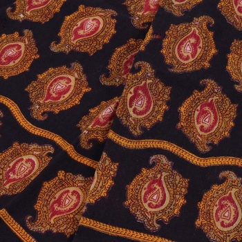 Dámský šátek hnědý se vzory