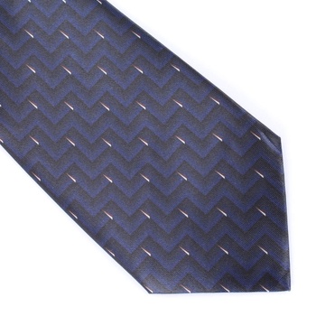 Pánská kravata SHENG KAI černo modrá