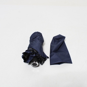 Deštník skládací modročerný