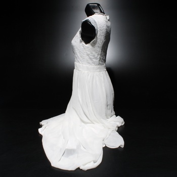 Dámské elegantní šaty Dressystar bílé vel. M