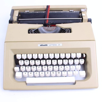 Kufříkový psací stroj Olivetti LETTERA 25