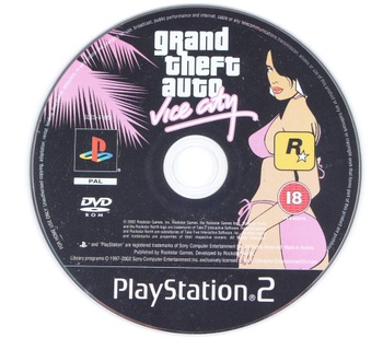 Hra na PS2 Grand theft auto Vice City