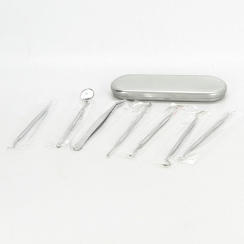 Zubařské nástroje s pouzdrem 7 kusů
