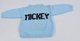 Dětský modrý svetr s nápisem Mickey