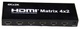  PremiumCord HDMI matrix switch 4:2 s audiem
