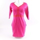 Dámské úpletové šaty Orsay růžové