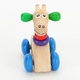 Hračka dřevěná žirafka s kolečky