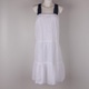 Dámské letní šaty H&M bílé s černými ramínky