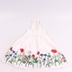 Dětské šaty bílé s různými květinami