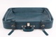 Cestovní kufr koženkový modrý