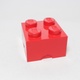 Úložný box Lego kostka červený