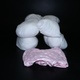 Těhotenský polštář Niimo růžovobílý 150x75cm