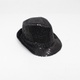 Černý flitrový klobouk RelaxDays 10023897_46
