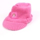 Zimní čepice s kšiltem KIK růžová