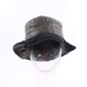 Dámský klobouk stříbrno-černý hluboký