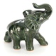 Keramická dekorace zelený slon