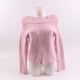 Dámský svetr v růžové barvě