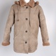 Dámský kabát zimní Free Line béžový s kapucí