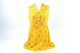 Dámské šaty žluté s květinovým vzorem 