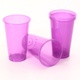 Plastové kelímky na nápoje fialové