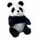 Plyšová panda pro děti černo-bílá