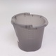 Plastový šedý kbelík Rotho