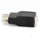 Redukce USB A - B černá 5 cm