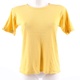 Dámské žluté tričko s krátkým rukávem