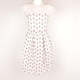 Dámské šaty K&D London odstín bílé