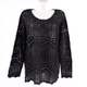 Dámský pletený svetr černý