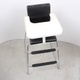 Dětská židlička Brio bílo-černé barvy