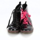 Dětské vysoké boty Baťa černé na tkaničky